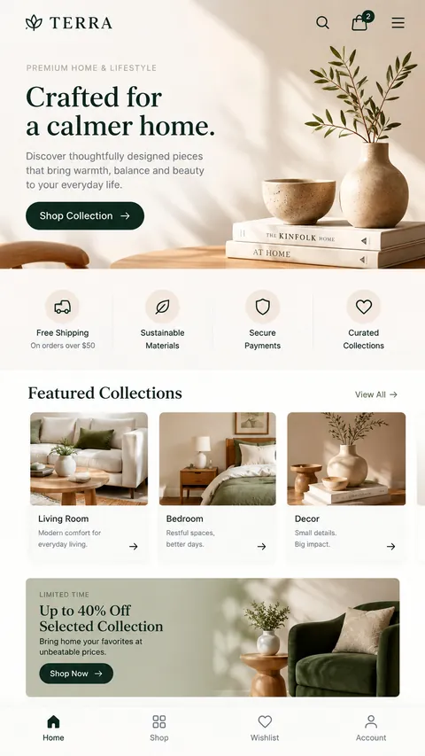 E-Commerce Store example