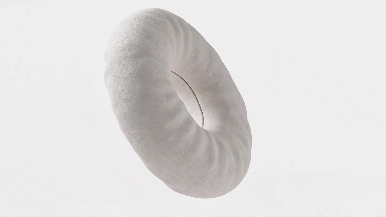 Sculptural 3D ring from the Cast and Render landing page animation